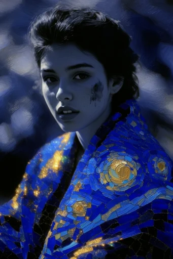 Luminous Celestial Impasto style reference image — post-impressionist style