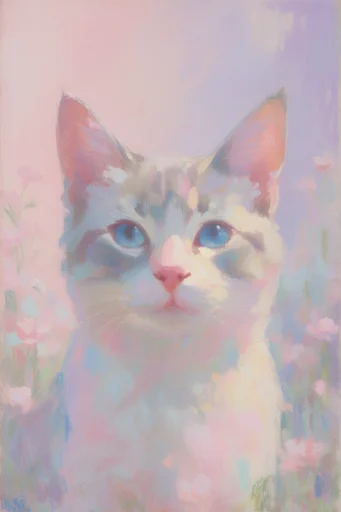 Ethereal Pastel Minimalism style reference image — nostalgic dreamlike atmosphere