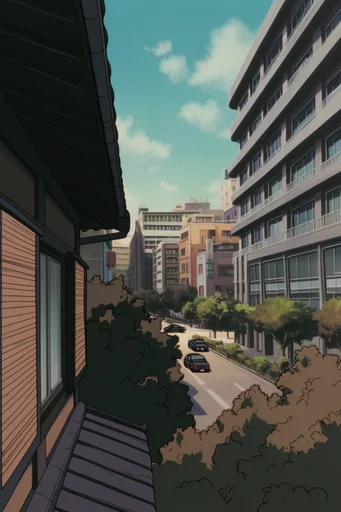 Classic Cel Animation style reference image — 1990s anime style