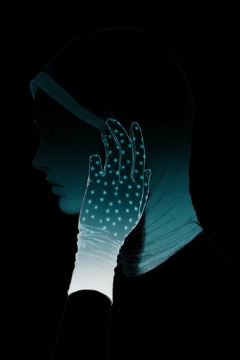 Bioluminescent Nocturnal Noir moodboard — generate AI images in this style