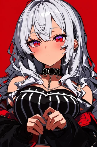 Bold Graphic Anime style reference image — expressive character design