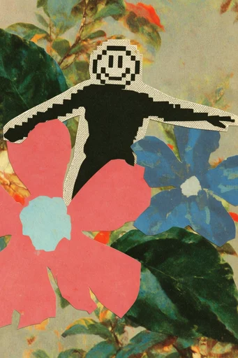 Glitch Botanical Synthesis moodboard — generate AI images in this style