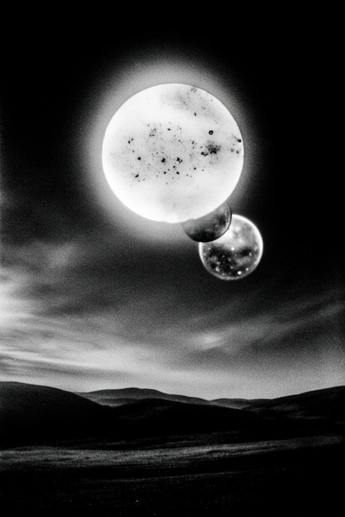 Luminous Noir Abstraction style AI image example 2