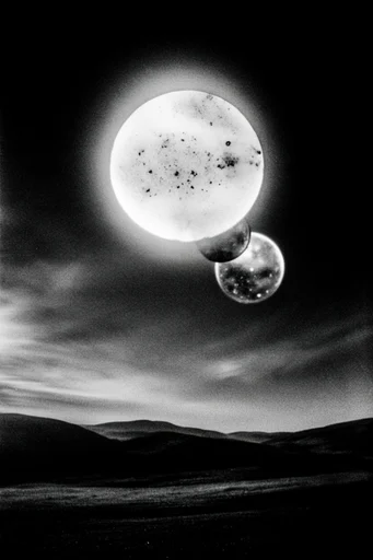 Luminous Noir Abstraction style AI image example 2