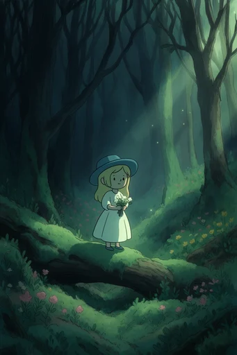 Enchanted Subterranean Folklore style reference image — subtle bioluminescent lighting