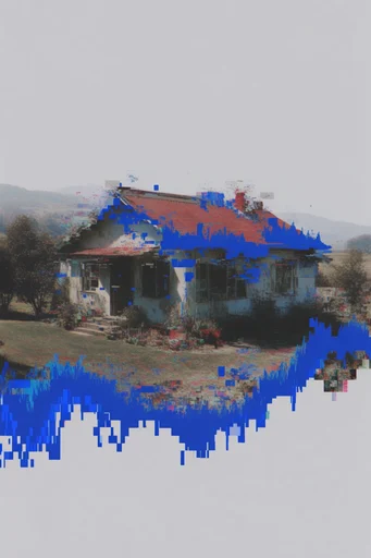 Fragmented Digital Realism style AI image example 4