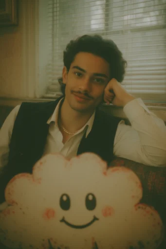 Analog Surrealist Nostalgia style reference image — warm muted tones