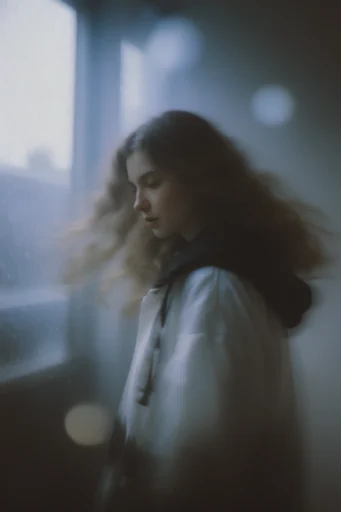 Luminous Melancholic Haze style reference image — ethereal atmospheric mist