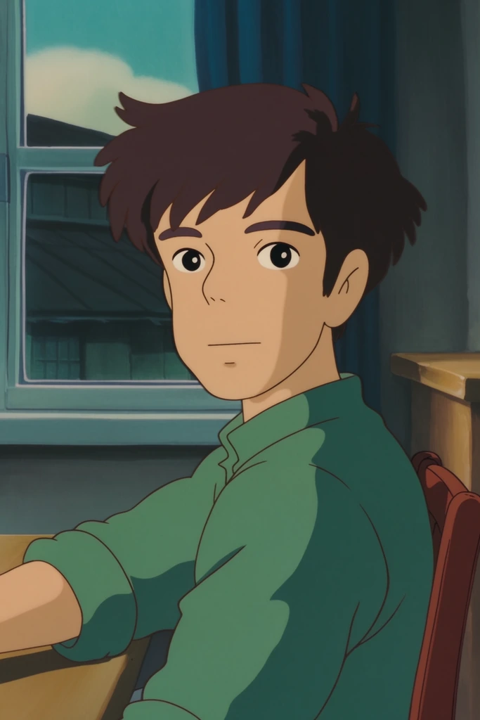Nostalgic Cel Animation style AI image example 1