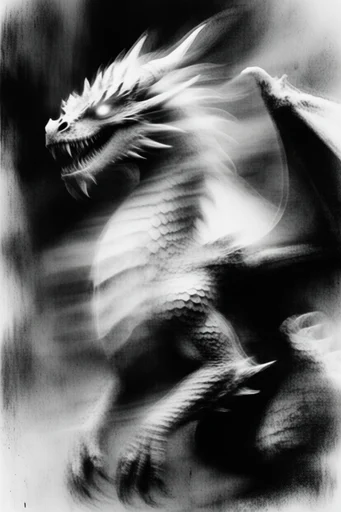 Spectral Monochrome Noir style reference image — chiaroscuro lighting