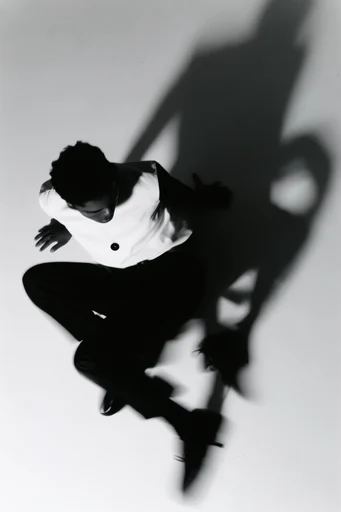 Cinematic Monochrome Noir moodboard — generate AI images in this style