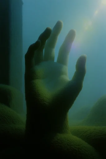 Velvet Moss Surrealism style reference image — biophilic architecture