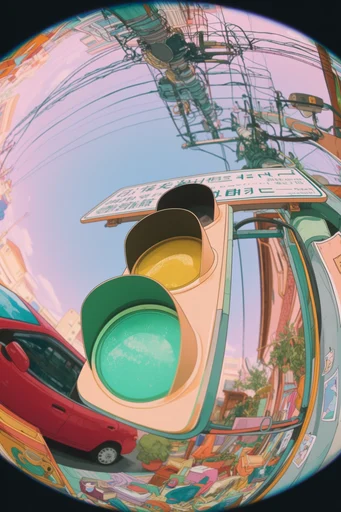 Cinematic Retro Maximalism style reference image — retro surrealism