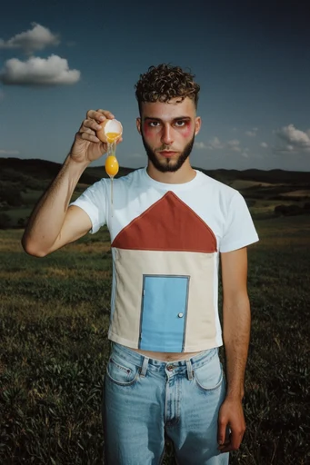 Visceral Minimalist Editorial style reference image — avant-garde styling