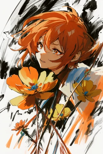 Dynamic Ink Fantasy style reference image — expressive brush strokes