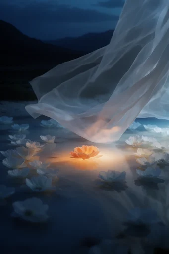 Nocturnal Ethereal Surrealism style reference image — cinematic nocturnal atmosphere