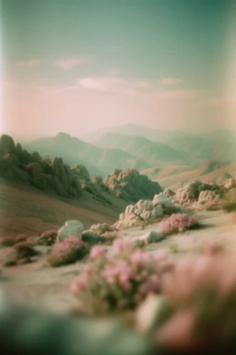 Dreamy Analog Haze style reference image — analog film grain