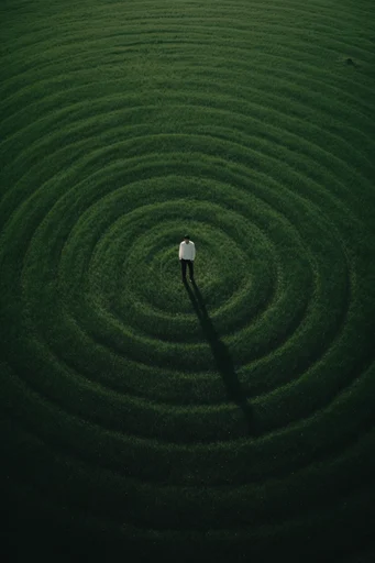 Minimalist Verdant Surrealism moodboard — generate AI images in this style