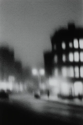 Ethereal Monochrome Noir style reference image — high-contrast monochrome