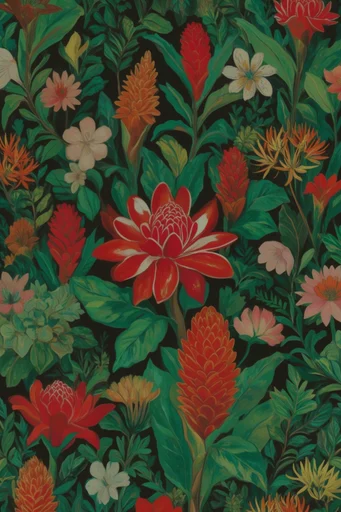 Luminous Gothic Maximalism style reference image — saturated jewel tones