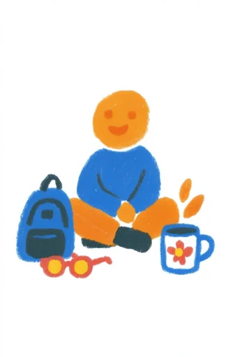 Naive Cobalt Minimalist moodboard — generate AI images in this style