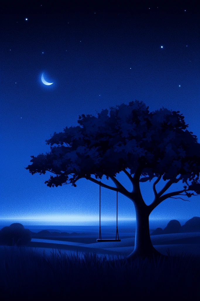 Nocturnal Cobalt Surrealism style AI image example 2