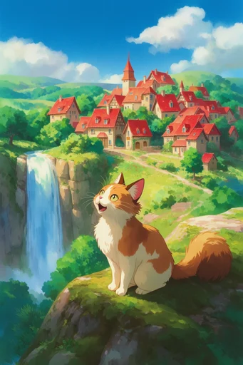 Luminous Pastoral Fantasy style reference image — nostalgic summer mood