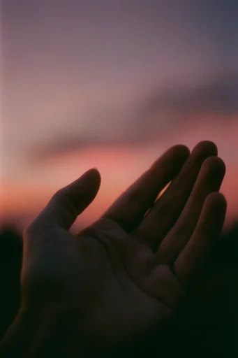 Nostalgic Twilight Haze style reference image — soft-focus silhouette
