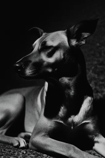 Surreal Noir Noir style reference image — distorted dreamlike composition