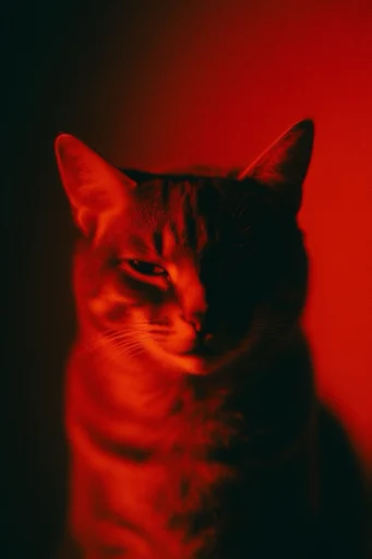 Cinematic Crimson Noir style reference image — moody atmosphere