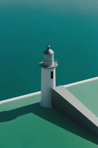 Graphic Geometric Minimalism style reference image — high-contrast lighting