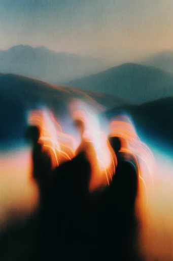 Spectral Thermal Noir style reference image — thermal glow