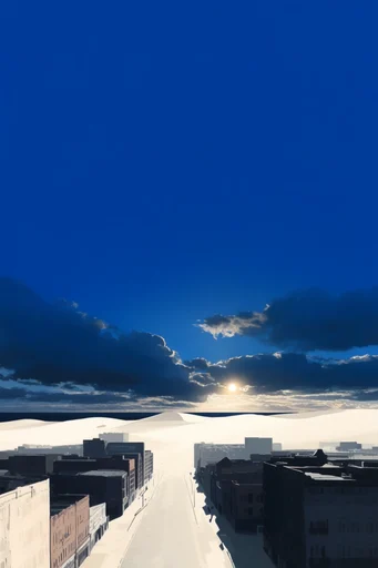 Stark Minimalist Horizon style reference image — hyper-minimalism