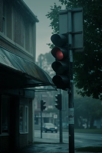Cinematic Nocturnal Noir style reference image — low-key lighting