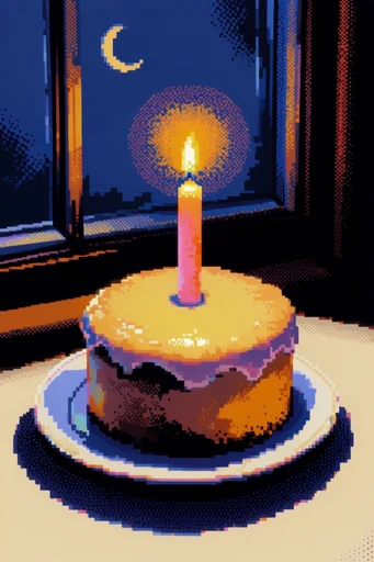 Nostalgic Pixel Liminality style reference image — nostalgic mood