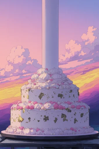 Ethereal Pastel Anime style reference image — clean line art