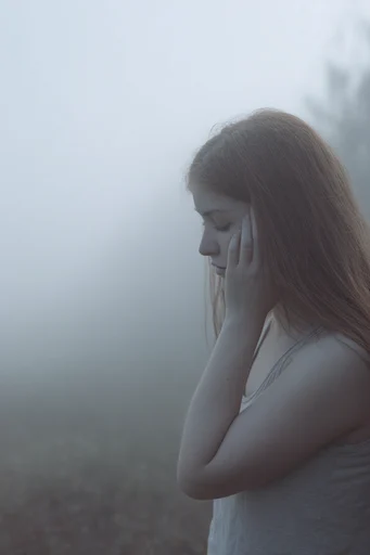 Ethereal Atmospheric Solitude style reference image — vast negative space