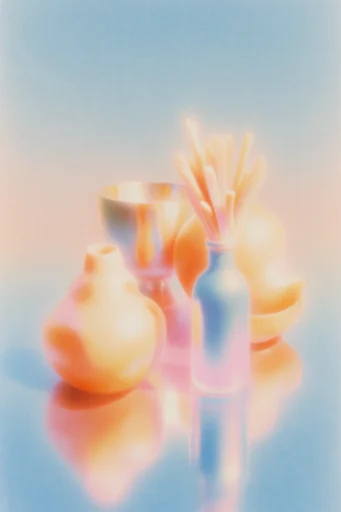 Ethereal Analog Dreamscape style reference image — soft focus haze