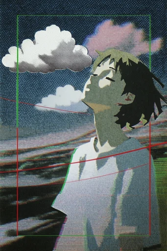 Analog Noir Glitch moodboard — generate AI images in this style