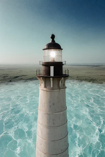 Aerial Aquatic Minimalism style reference image — water caustics