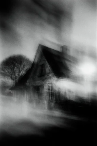Spectral Kinetic Monochrome style AI image example 4