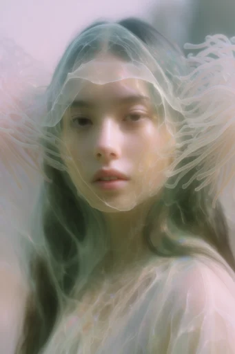 Luminous Organic Surrealism moodboard — generate AI images in this style