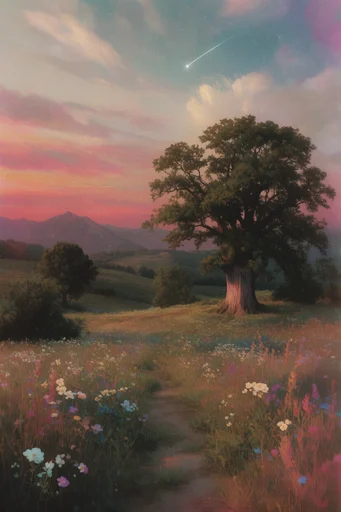 Ethereal Twilight Narratives style AI image example 2