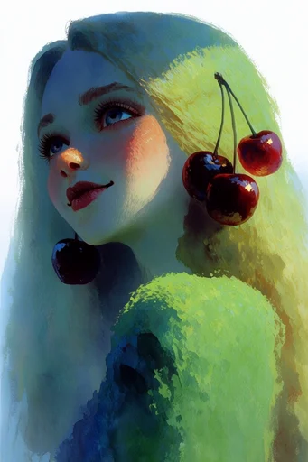Surreal Pastoral Impressionism style reference image — whimsical narrative elements