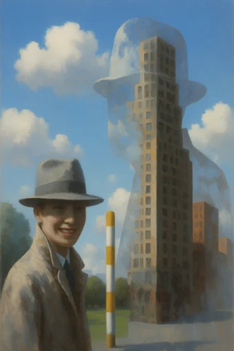 Celestial Surrealist Synthesis style reference image — impasto brushwork
