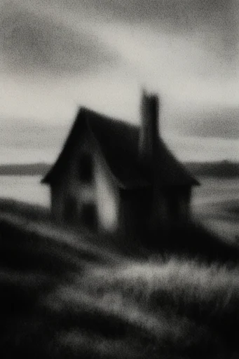 Haunted Pictorialist Archive style reference image — distressed vintage texture