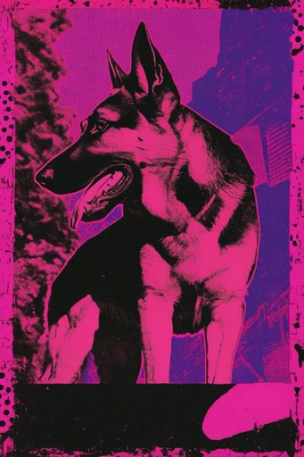 Gritty Punk Zine style reference image — raw paper texture