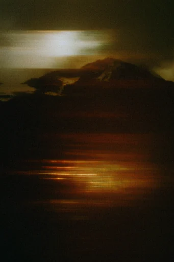 Ethereal Kinetic Noir style reference image — long exposure motion blur