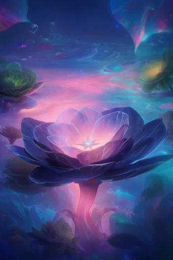 Luminous Cosmic Dreamscape style reference image — swirling celestial atmosphere