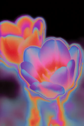 Thermal Liquid Chrome style reference image — psychedelic liquefaction